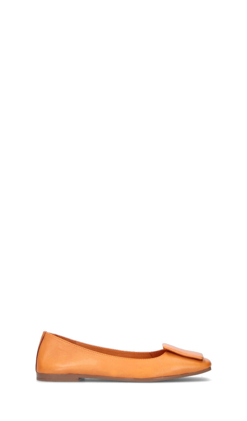 GLORIA SHOES Ballerina donna arancione in pelle