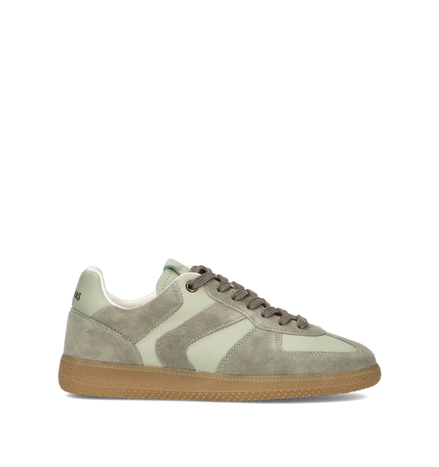 VERBENAS Sneaker donna verde in suede