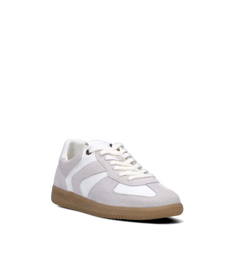 VERBENAS Sneaker donna bianca/grigia in pelle