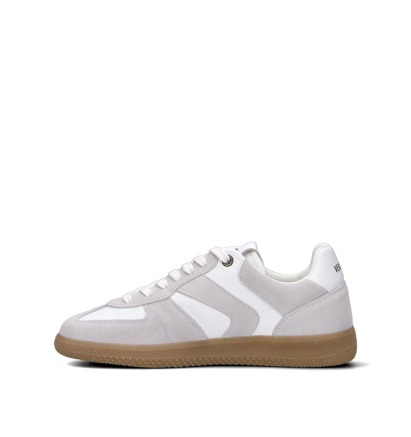 VERBENAS Sneaker donna bianca/grigia in pelle