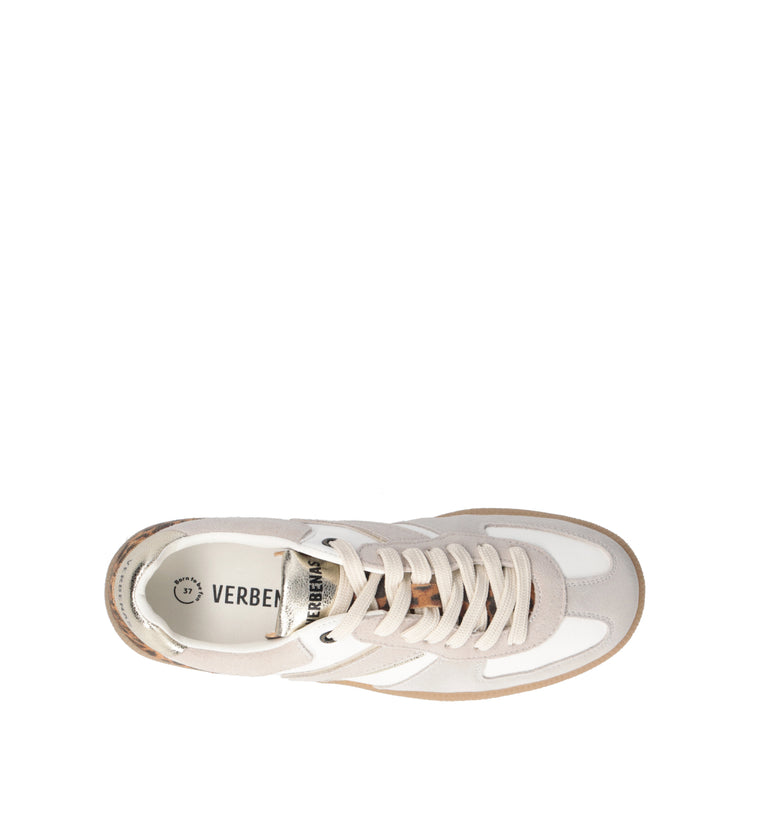 VERBENAS Sneaker donna bianca/beige