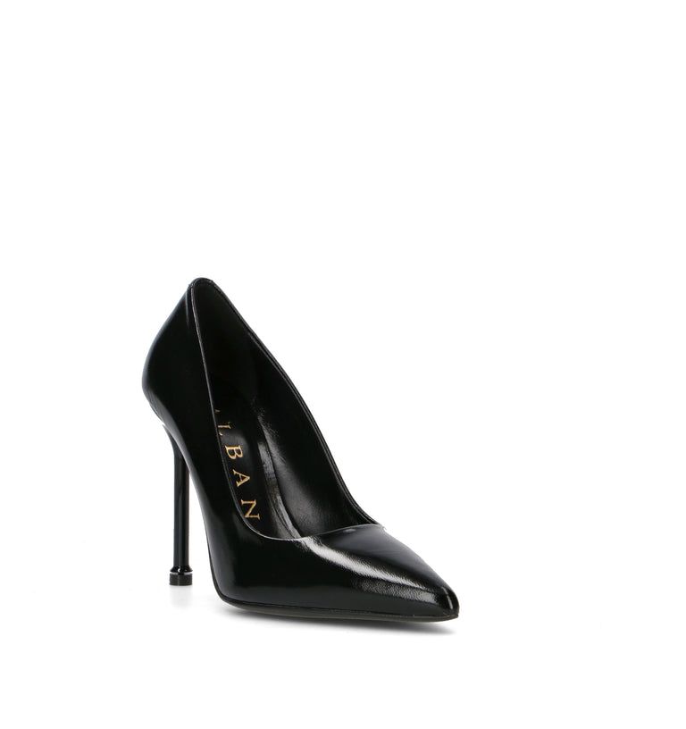 ALBANO Décolleté donna nero in pelle