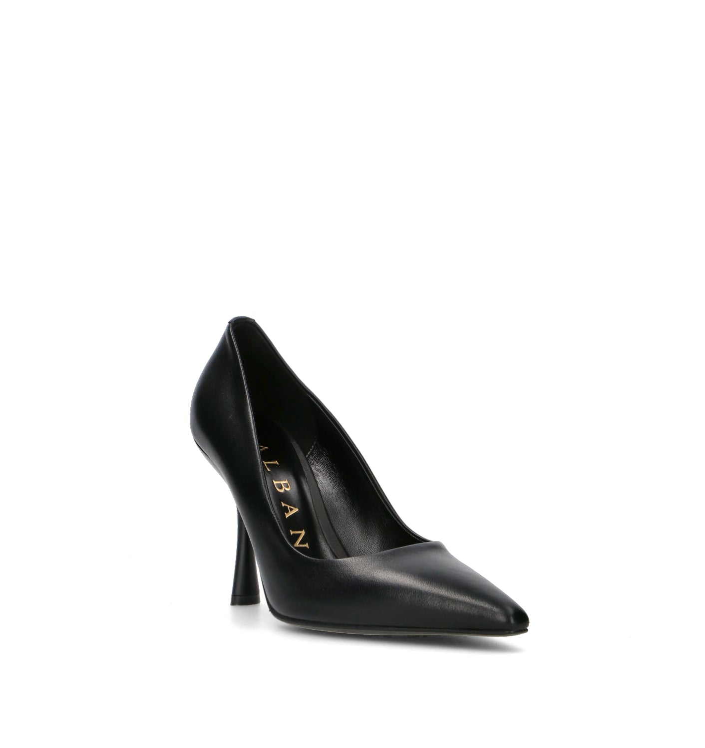 ALBANO Décolleté donna nero in pelle
