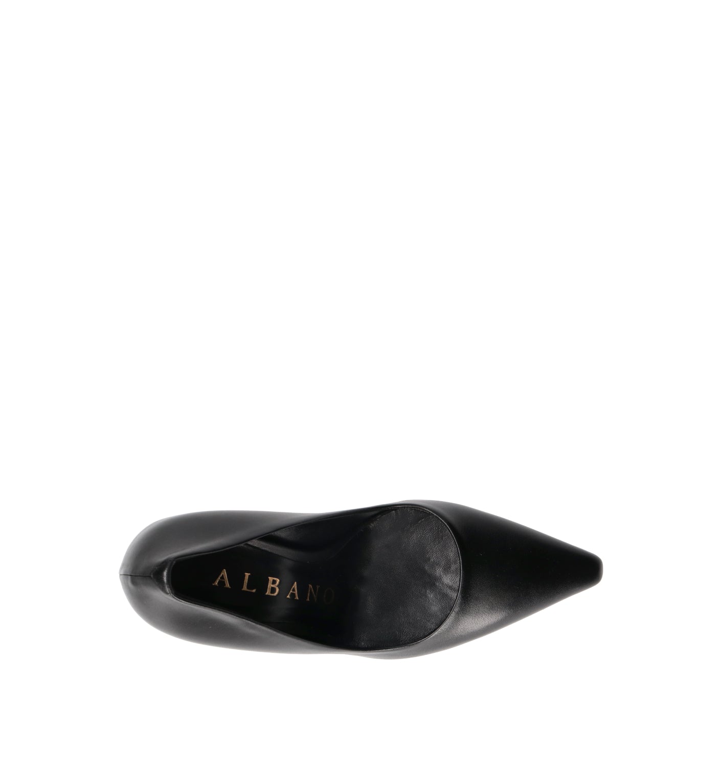 ALBANO Décolleté donna nero in pelle