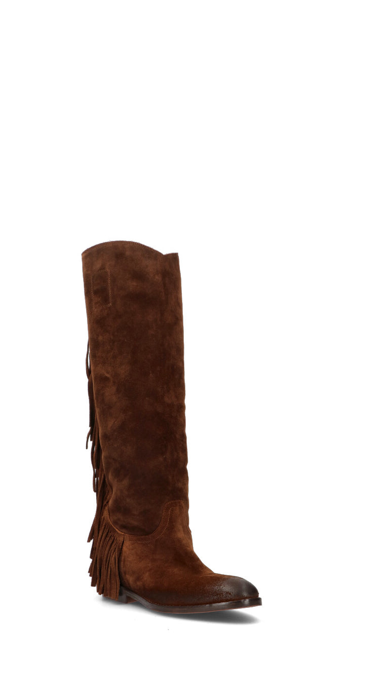 STRATEGIA Stivale donna sigaro in suede