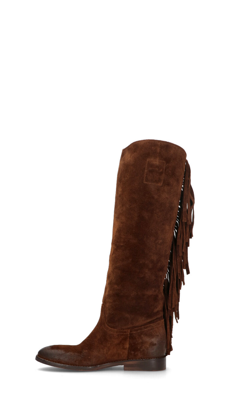 STRATEGIA Stivale donna sigaro in suede