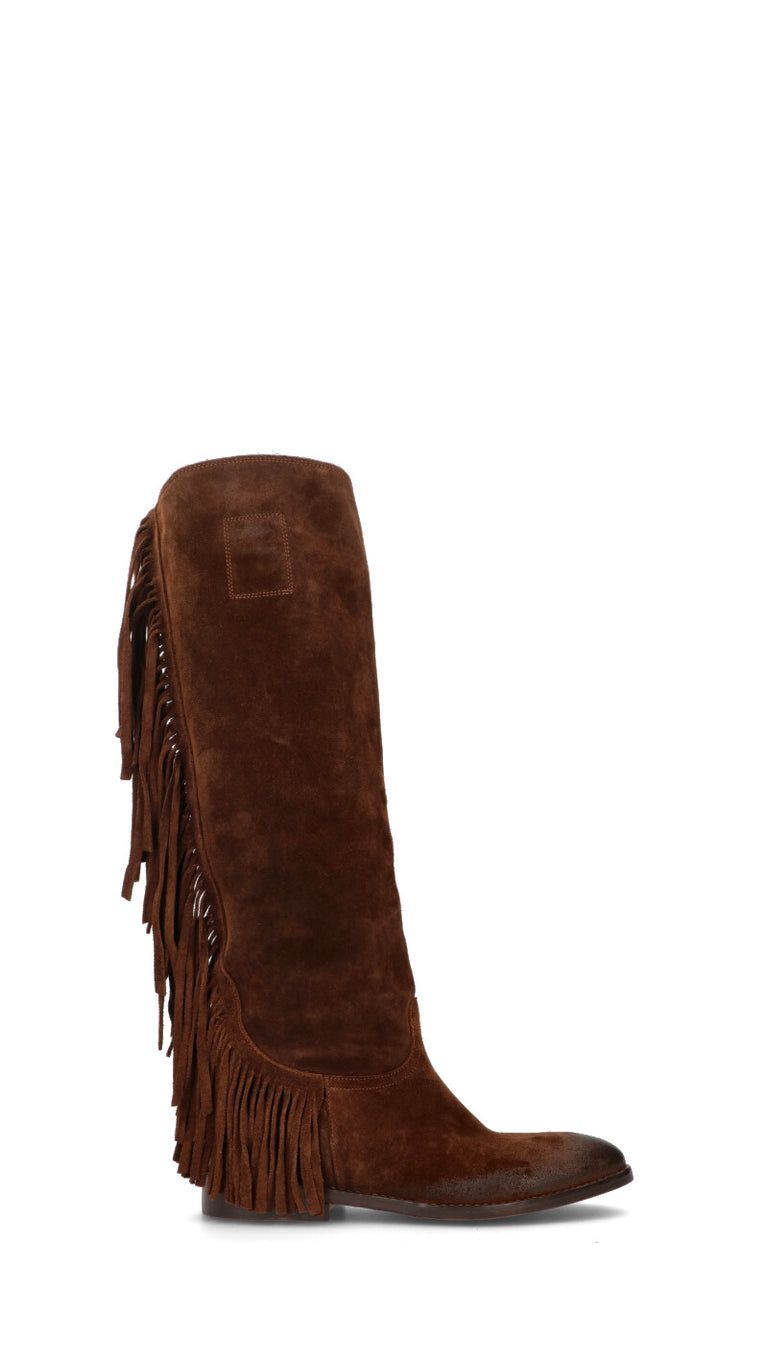 STRATEGIA Stivale donna sigaro in suede