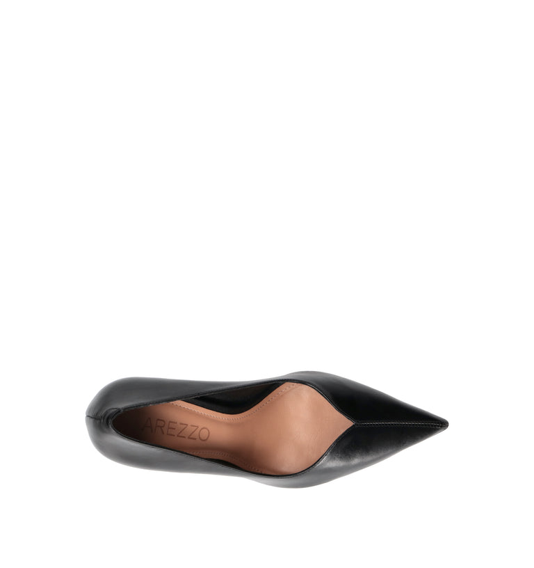AREZZO Décolleté donna nero in pelle