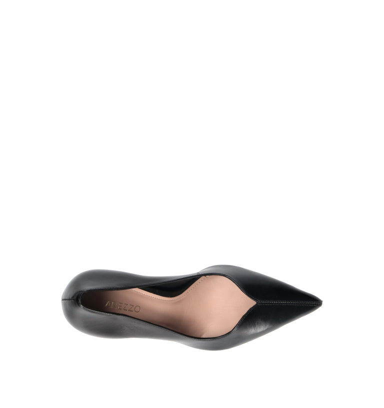 AREZZO Décolleté donna nera in pelle