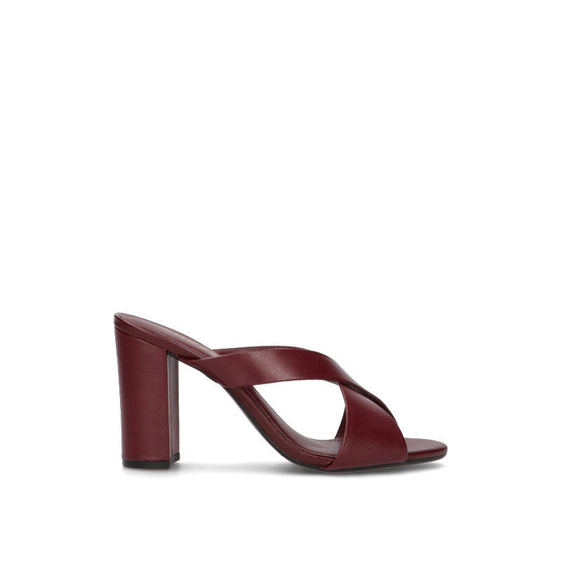 AREZZO Sandalo donna bordeaux in pelle
