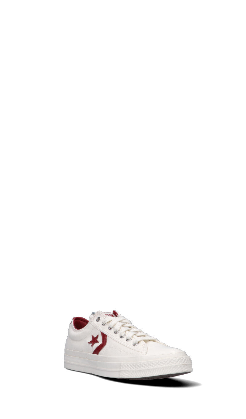 CONVERSE STAR PLAYER 76 OX Sneaker uomo bianca/rossa