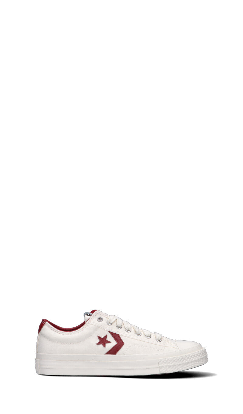 CONVERSE STAR PLAYER 76 OX Sneaker uomo bianca/rossa