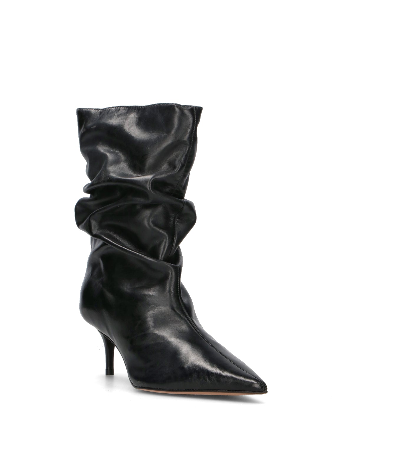 AREZZO Tronchetto donna nero in pelle