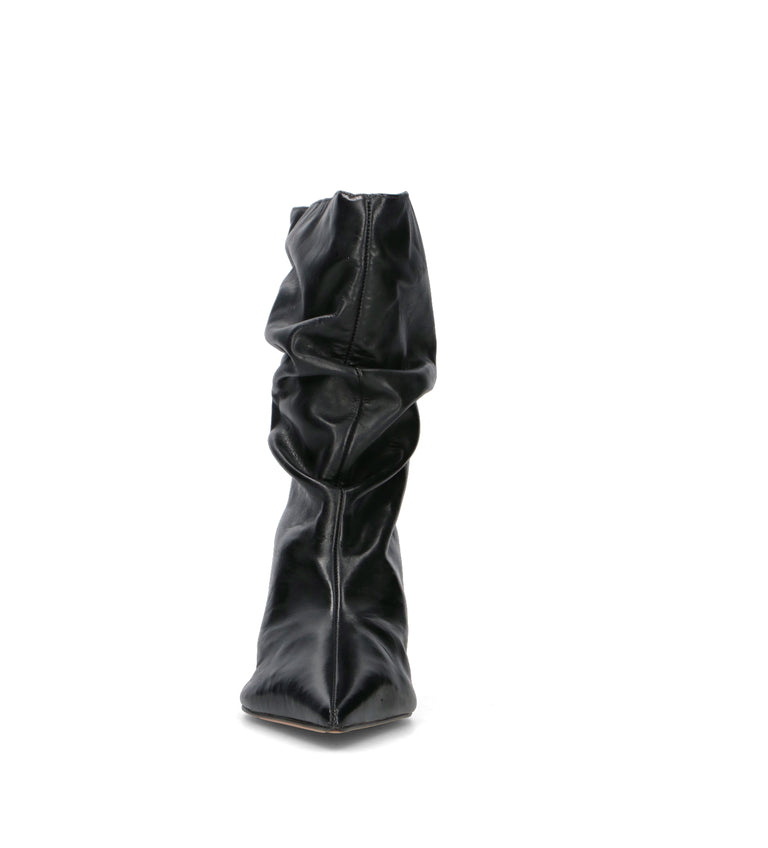 AREZZO Tronchetto donna nero in pelle