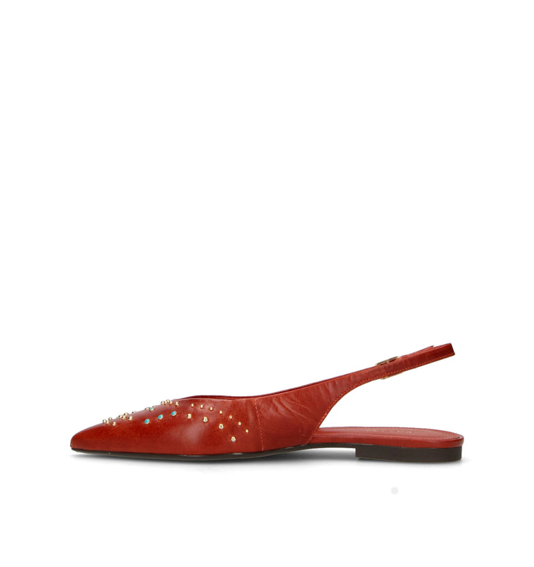 AREZZO Slingback donna arancio in pelle