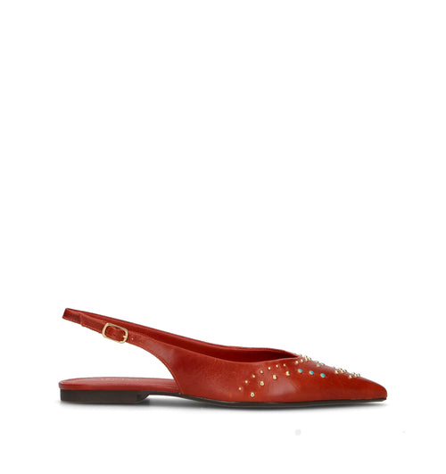AREZZO Slingback donna arancio in pelle