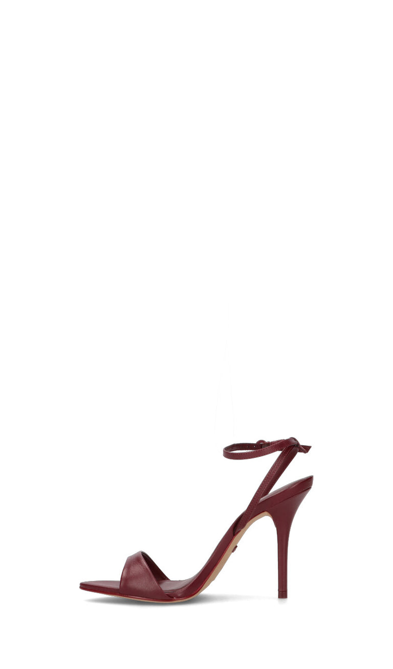 AREZZO Sandalo donna bordeaux in pelle