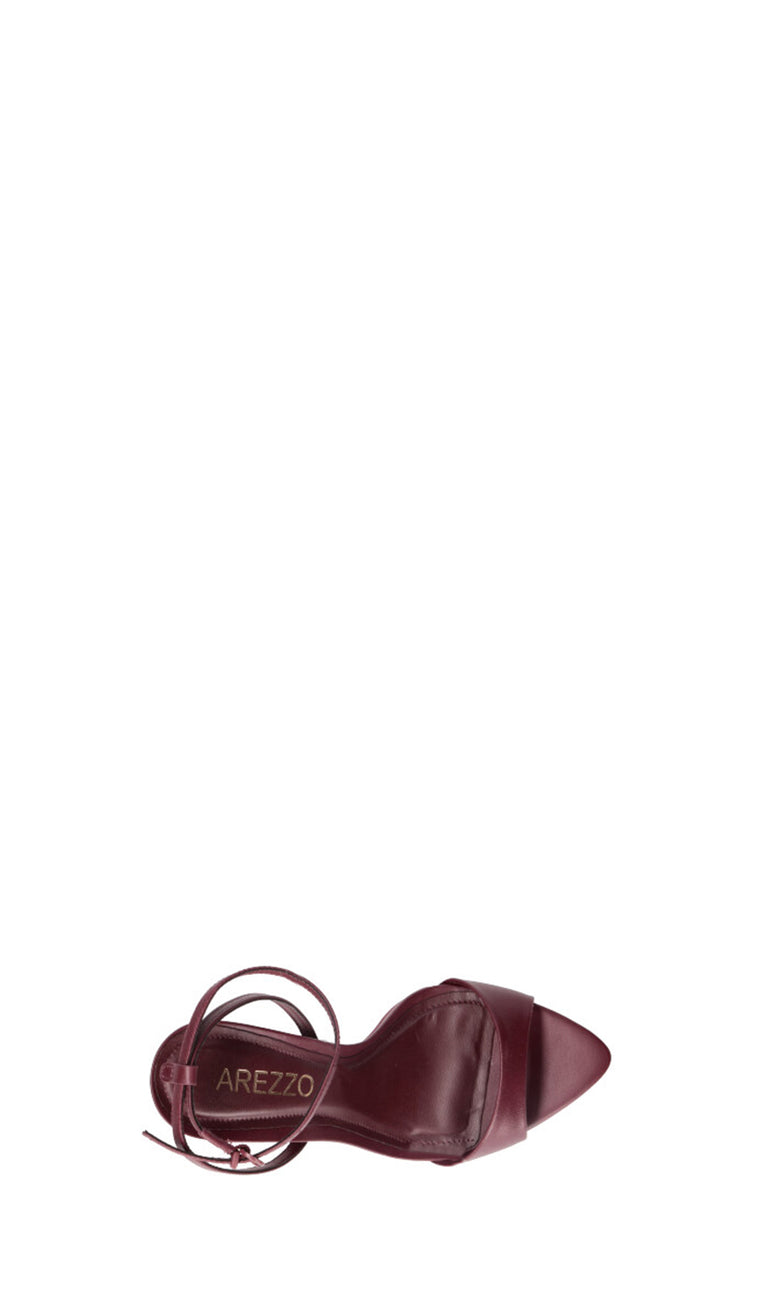 AREZZO Sandalo donna bordeaux in pelle
