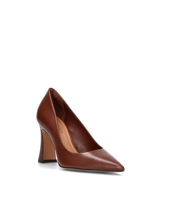 AREZZO Décolleté donna marrone in pelle