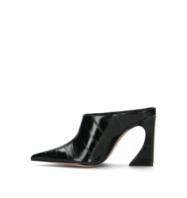 AREZZO Sabot donna nero in pelle