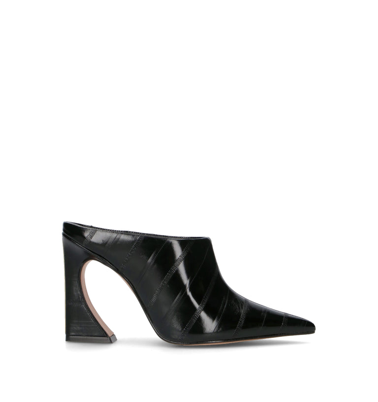 AREZZO Sabot donna nero in pelle