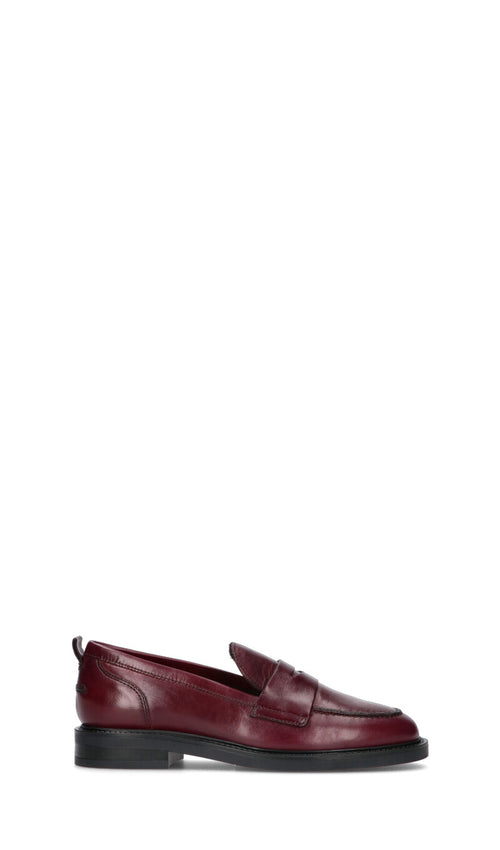 CARMENS Mocassino donna bordeaux in pelle