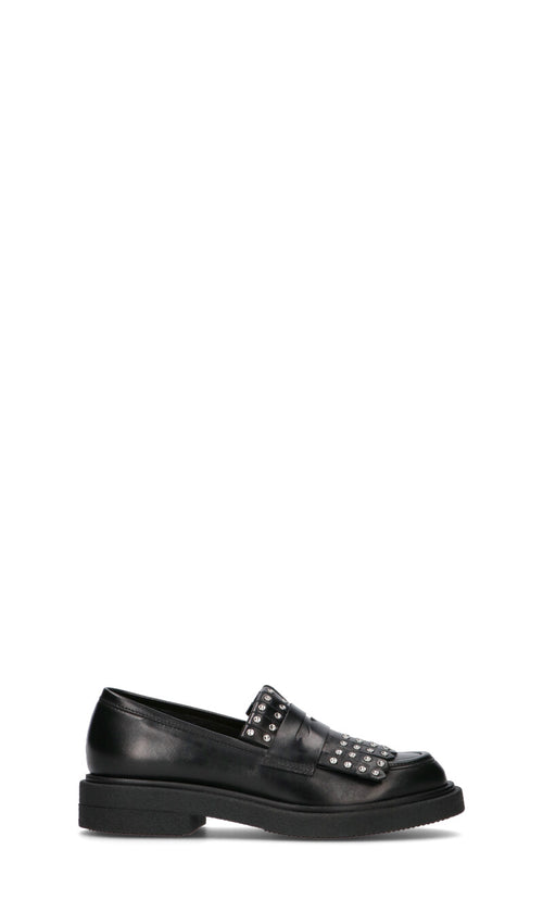 CARMENS Mocassino donna nero in pelle