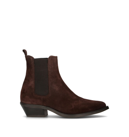 CARMENS Tronchetto donna testa di moro in suede