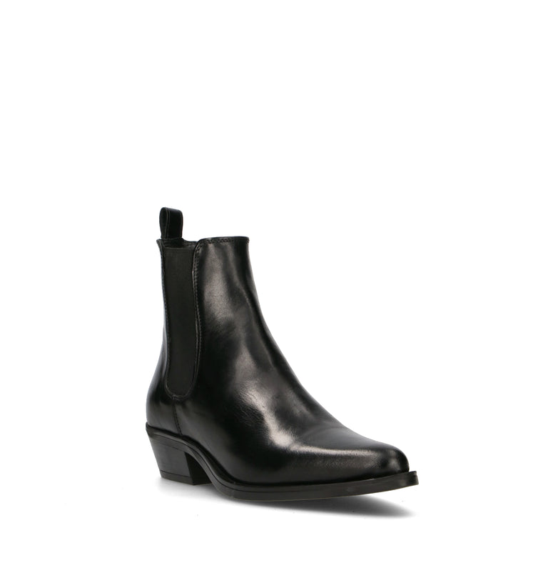 CARMENS Tronchetto donna nero in pelle