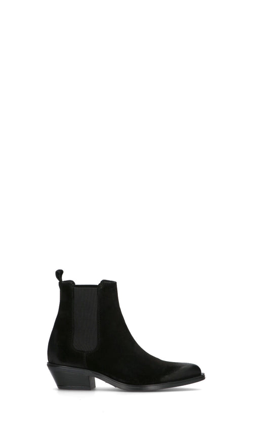 CARMENS Tronchetto donna nero in suede