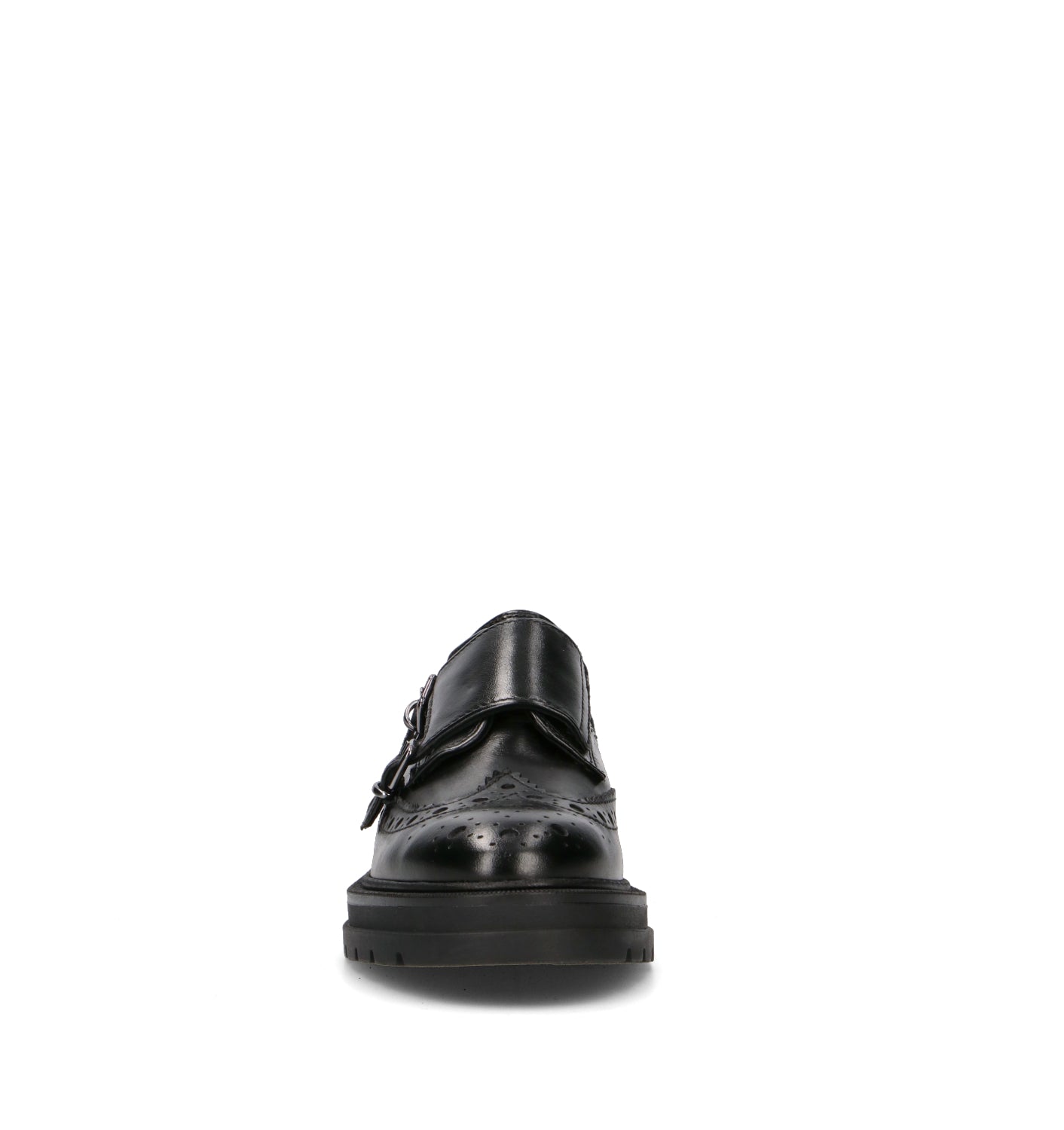 CARMENS Stringata donna nera in pelle