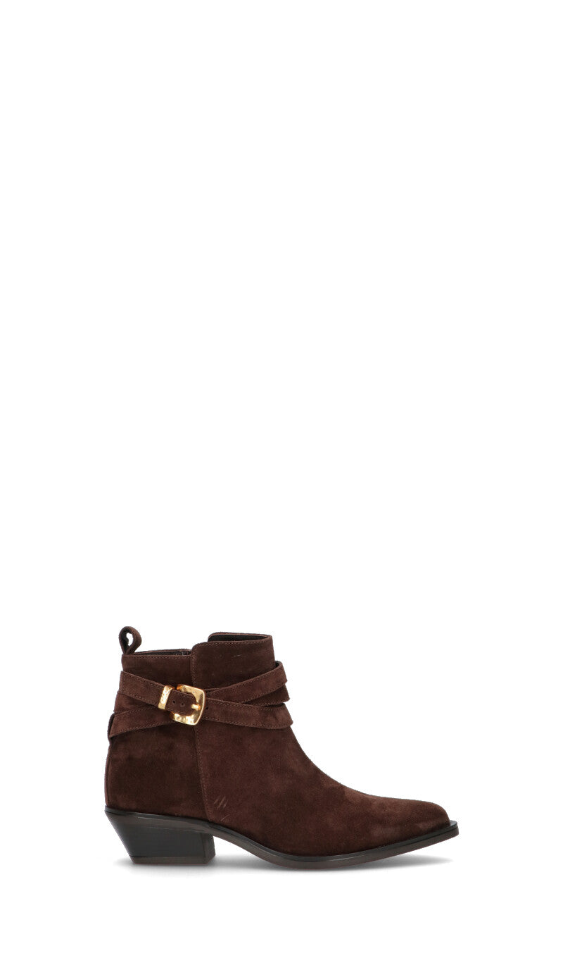 CARMENS Tronchetto donna marrone in suede