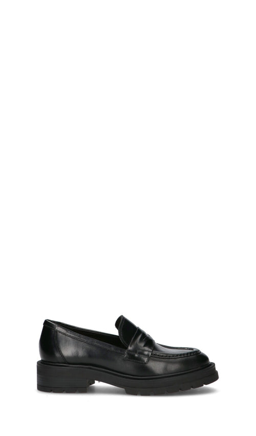CARMENS Mocassino donna nero in pelle