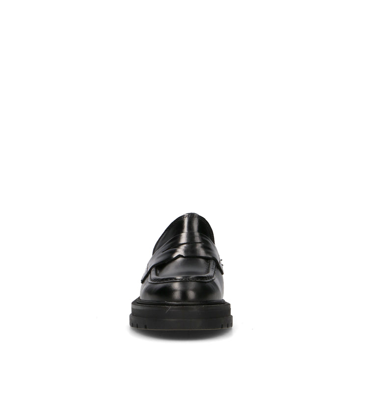 CARMENS Mocassino donna nero in pelle