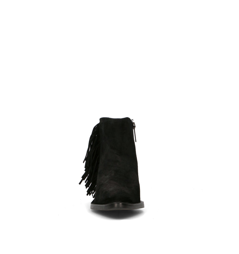 CARMENS Tronchetto donna nero in suede