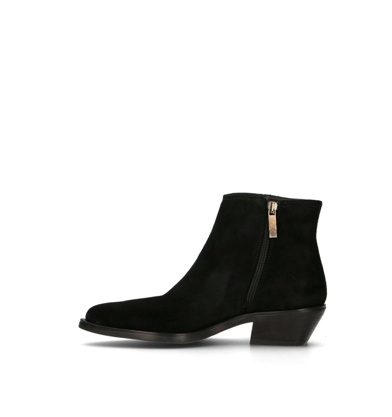 CARMENS Tronchetto donna nero in suede