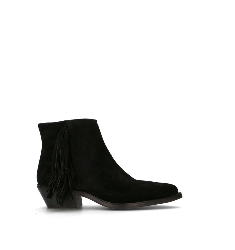 CARMENS Tronchetto donna nero in suede