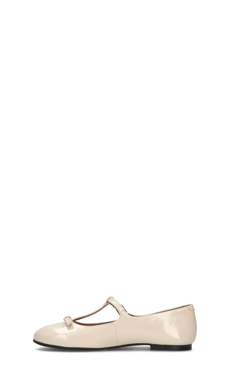 CARMENS Ballerina panna in pelle