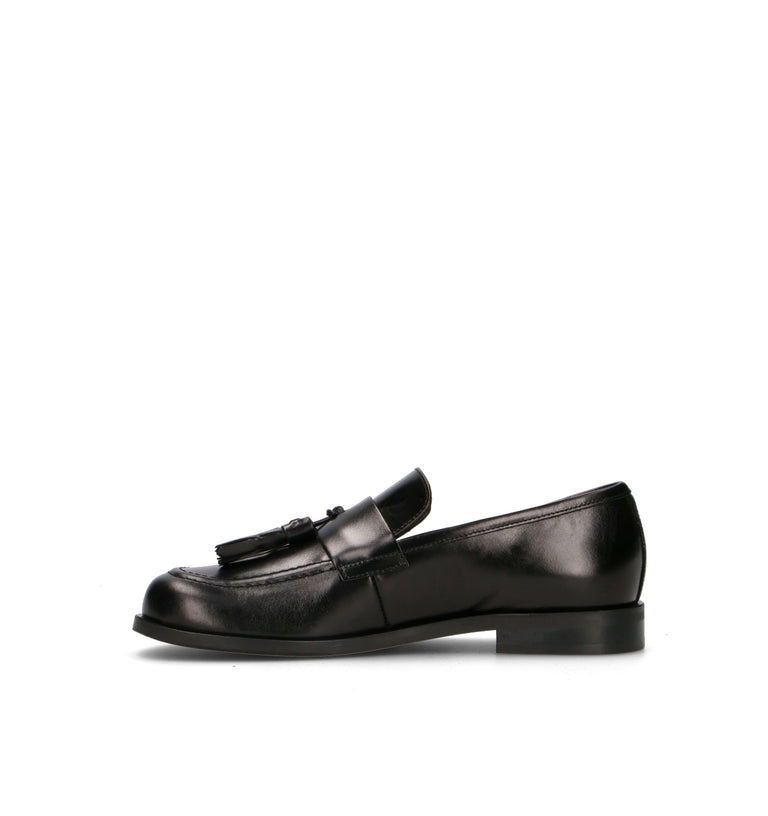 CARMENS Mocassino donna nero in pelle