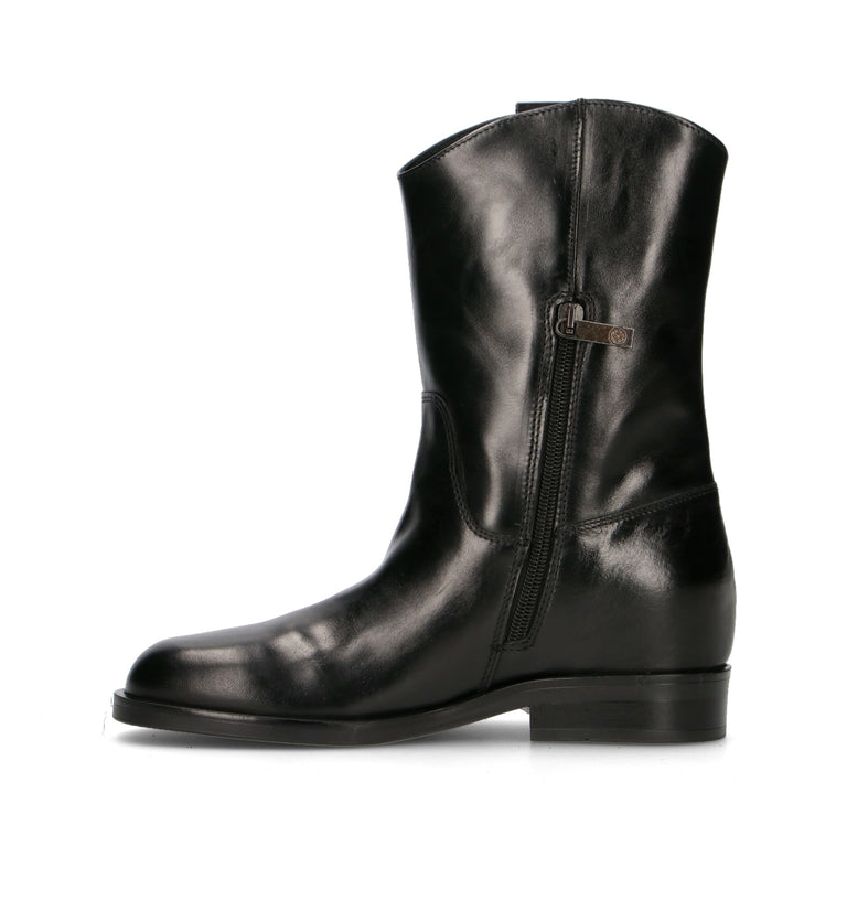 CARMENS Tronchetto donna nera in pelle
