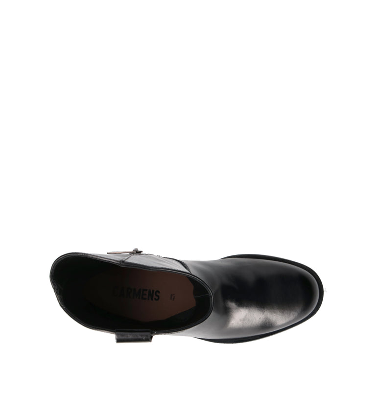 CARMENS Tronchetto donna nera in pelle
