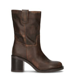 CARMENS Tronchetto donna marrone in pelle