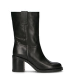 CARMENS Tronchetto donna nera in pelle