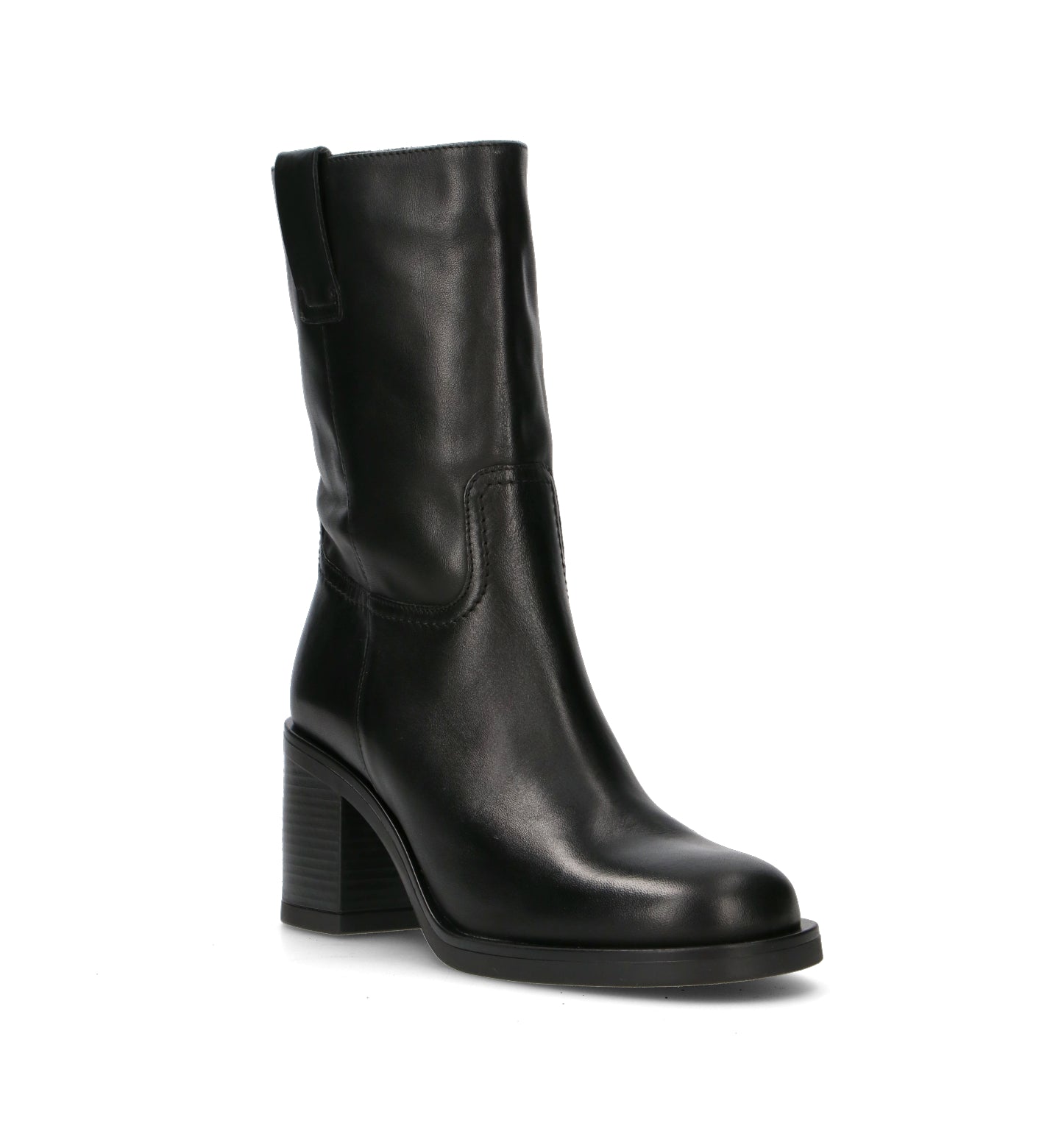 CARMENS Tronchetto donna nera in pelle