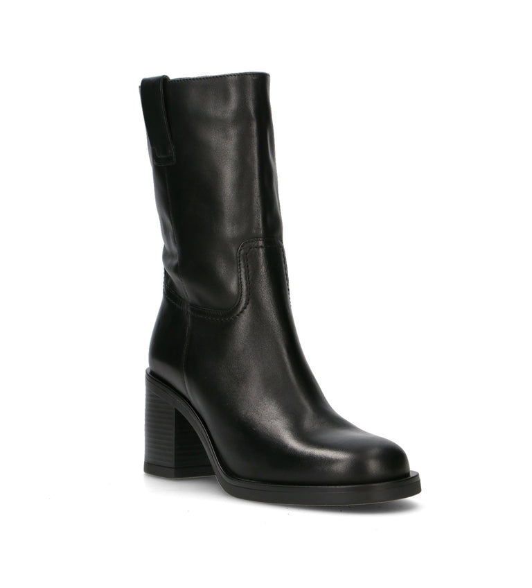 CARMENS Tronchetto donna nera in pelle