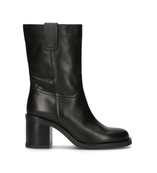 CARMENS Tronchetto donna nera in pelle