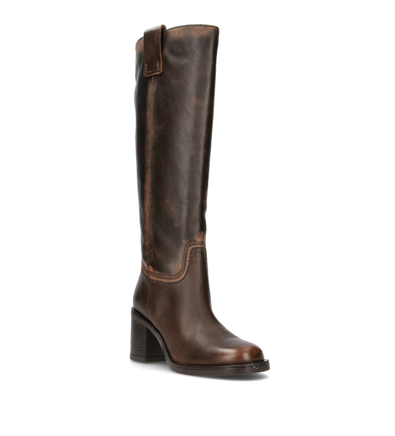 CARMENS Stivale donna marrone in pelle