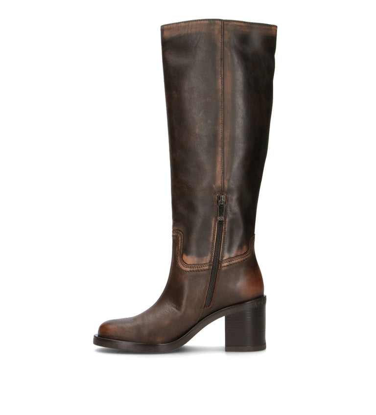 CARMENS Stivale donna marrone in pelle