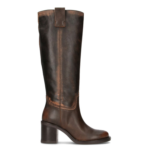 CARMENS Stivale donna marrone in pelle