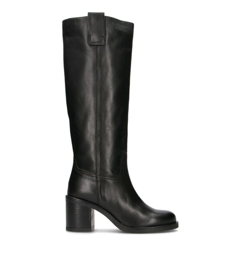 CARMENS Stivale donna nero in pelle
